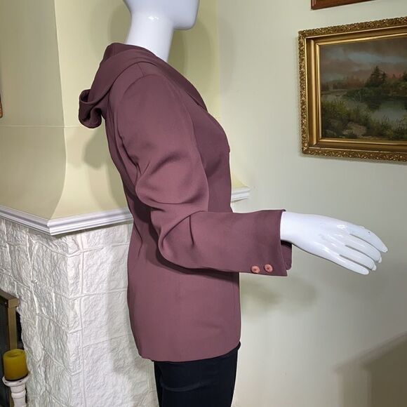 Gianfranco Laura Double Breasted Hooded Blazer - Picture 10 of 16